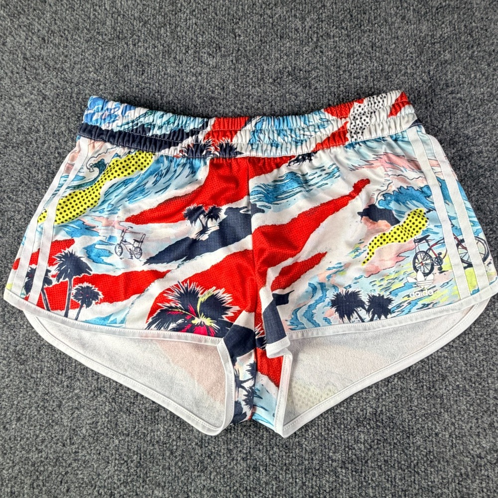 Adidas Originals Athletic Short Women 18 L‎ Multicolor Beach Performance Running